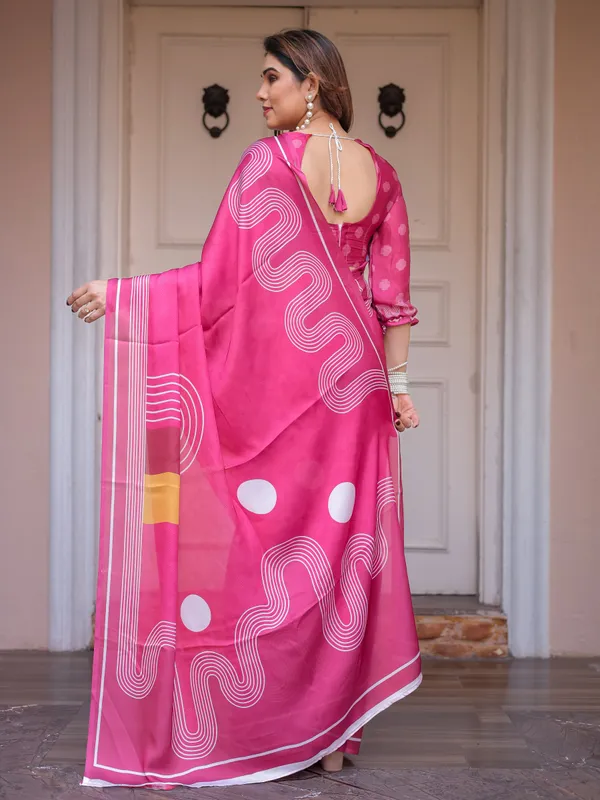 Wine_&_Ivory_Artistic_Horse_Print_Soft_Satin_Georgette_Saree_with_Matching_Blouse_–_Statement_Contemporary_Draping