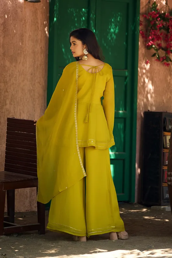 Women_Ethnic_Motifs_Embroidered_Empire_Sequinned_Pure_Silk_Kurta_with_Palazzos_&_With_Dupatta