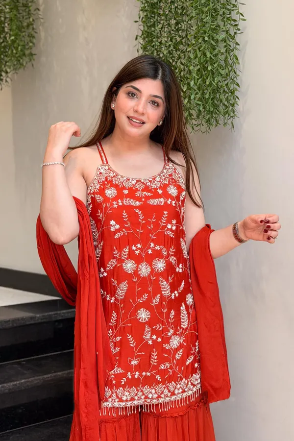 Red_Silk_Straight_Ethnic_Motifs_Embroidered_Kurta_Sharara_Set_For_Women