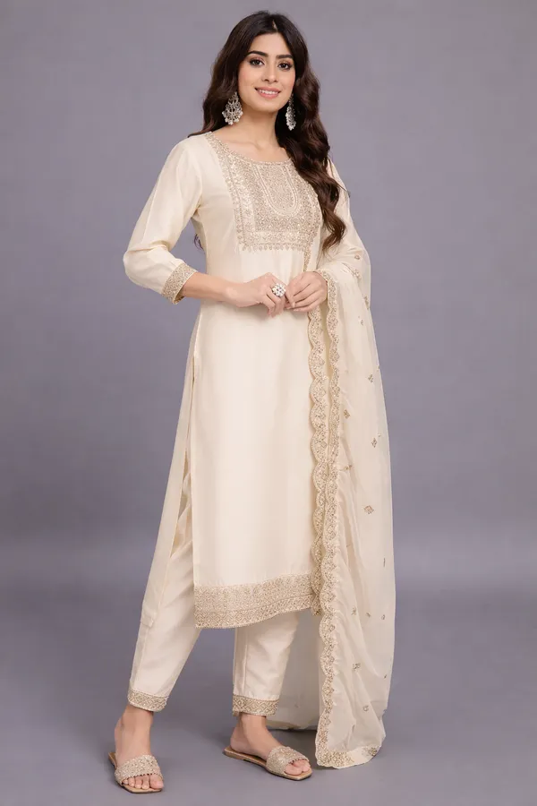 Women_Ethnic_Motifs_Embroidered_Regular_Thread_Work_Kurta_with_Trousers_&_With_Dupatta