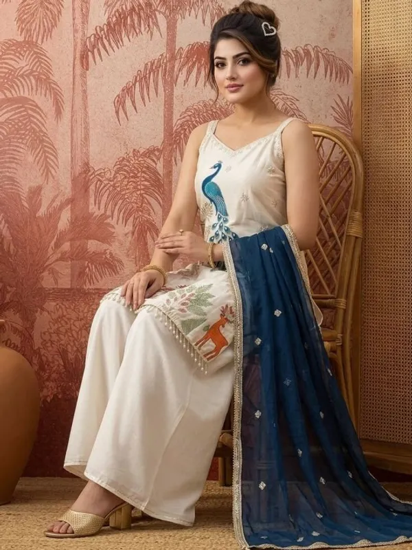 Women_Ethnic_Motifs_Embroidered_Regular_Thread_Work_Silk_Crepe_Kurta_with_Patiala_&_With_Dupatta