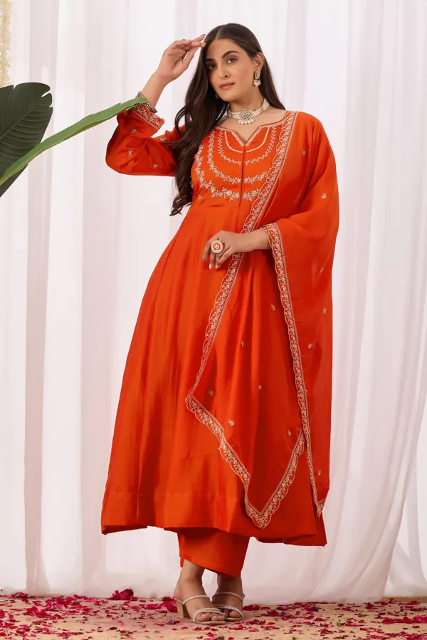 Women_Silk_Embroidered_Anarkali_Kurta_And_Pant_Set_With_Dupatta