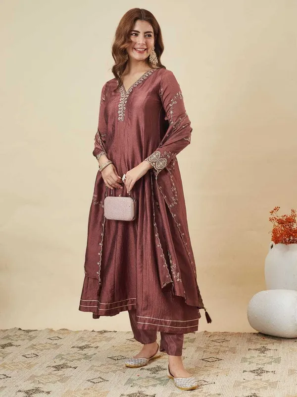 Women_Silk_Embroidered_Anarkali_Kurta_And_Pant_Set_With_Dupatta