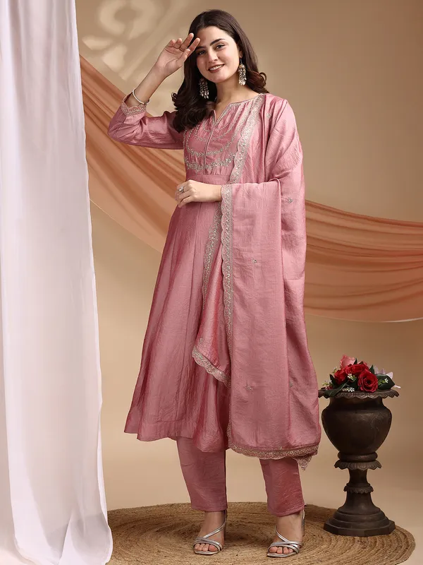 Women_Silk_Embroidered_Anarkali_Kurta_And_Pant_Set_With_Dupatta