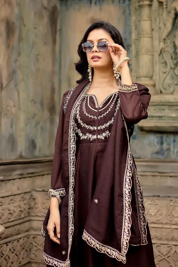 Women_Silk_Embroidered_Anarkali_Kurta_And_Pant_Set_With_Dupatta