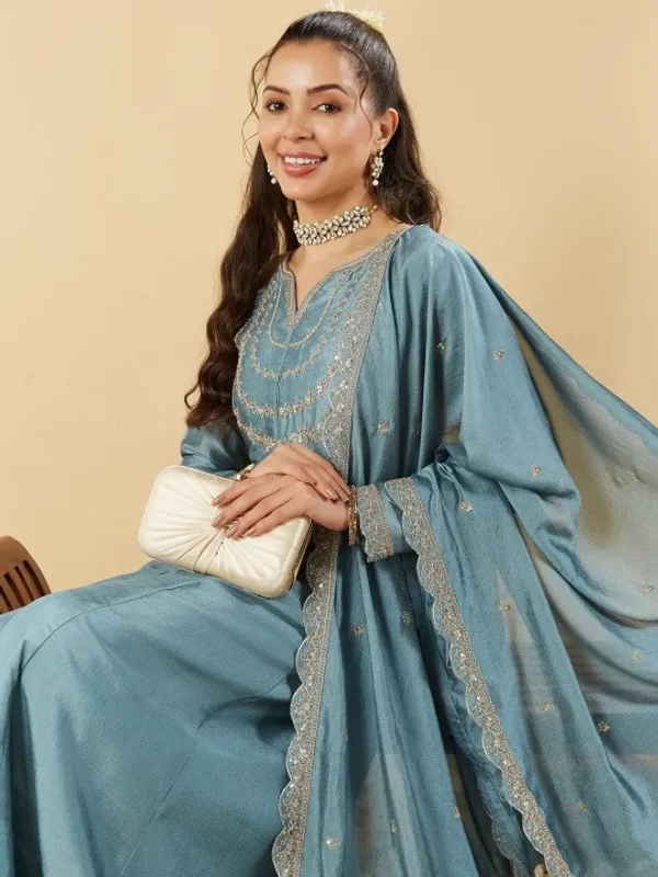 Women_Silk_Embroidered_Anarkali_Kurta_And_Pant_Set_With_Dupatta