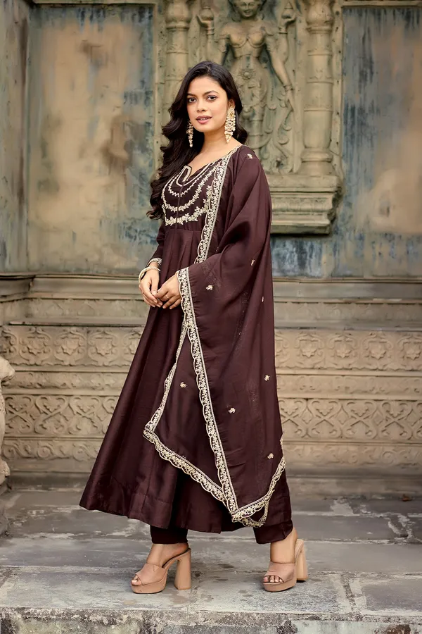 Women_Silk_Embroidered_Anarkali_Kurta_And_Pant_Set_With_Dupatta