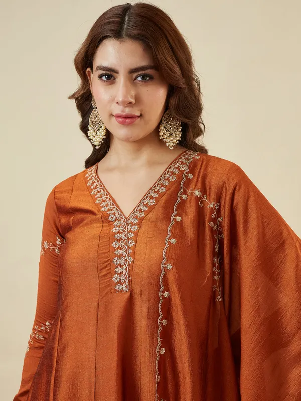 Women_Silk_Embroidered_Anarkali_Kurta_And_Pant_Set_With_Dupatta