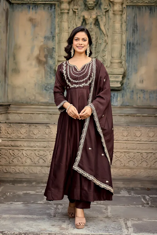 Women_Silk_Embroidered_Anarkali_Kurta_And_Pant_Set_With_Dupatta