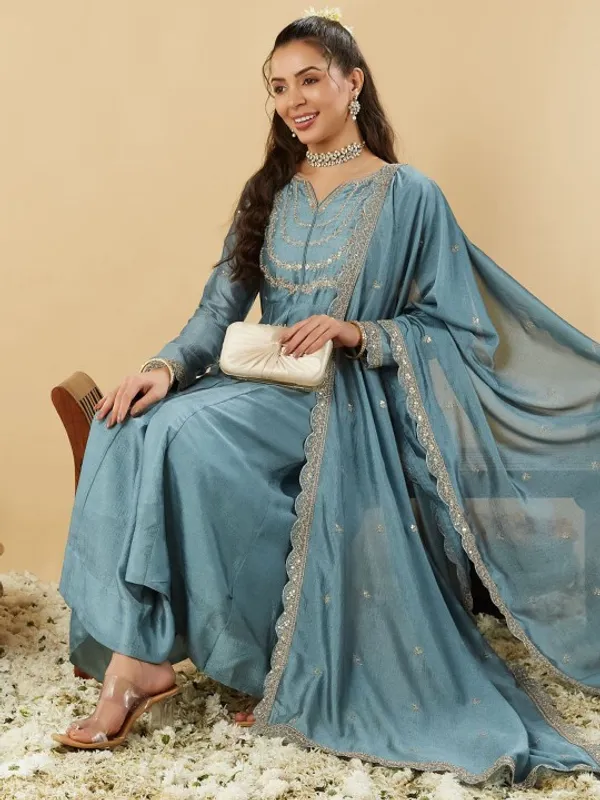 Women_Silk_Embroidered_Anarkali_Kurta_And_Pant_Set_With_Dupatta