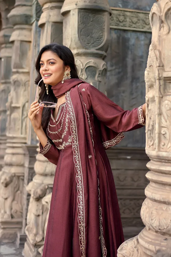 Women_Silk_Embroidered_Anarkali_Kurta_And_Pant_Set_With_Dupatta