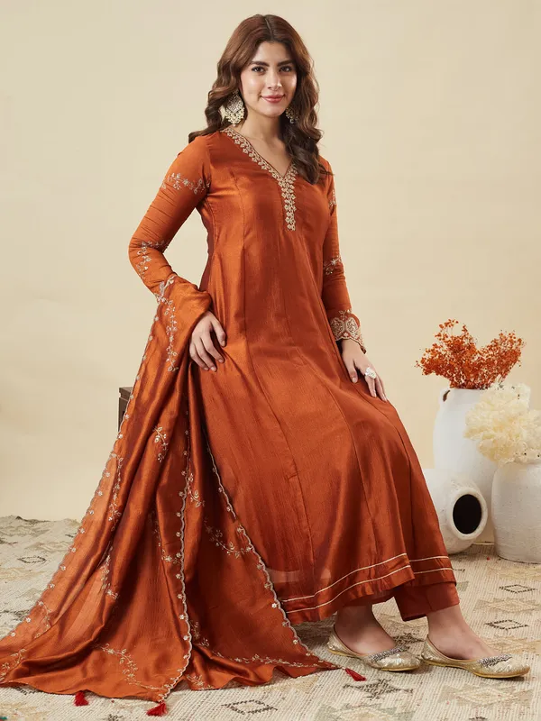 Women_Silk_Embroidered_Anarkali_Kurta_And_Pant_Set_With_Dupatta