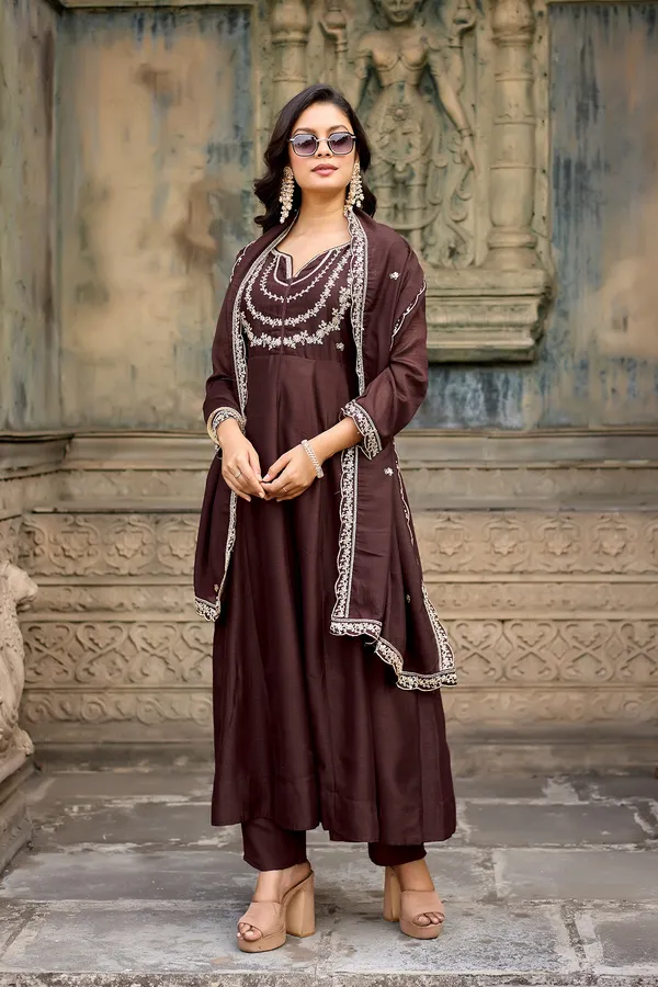 Women_Silk_Embroidered_Anarkali_Kurta_And_Pant_Set_With_Dupatta