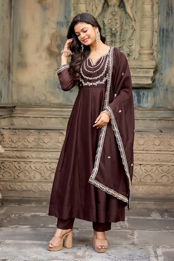 Women_Silk_Embroidered_Anarkali_Kurta_And_Pant_Set_With_Dupatta