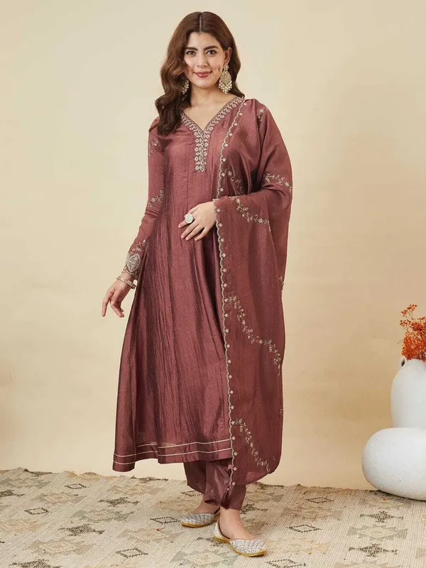 Women_Silk_Embroidered_Anarkali_Kurta_And_Pant_Set_With_Dupatta