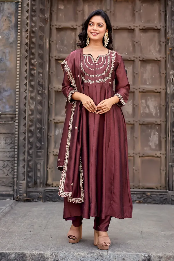 Women_Silk_Embroidered_Anarkali_Kurta_And_Pant_Set_With_Dupatta