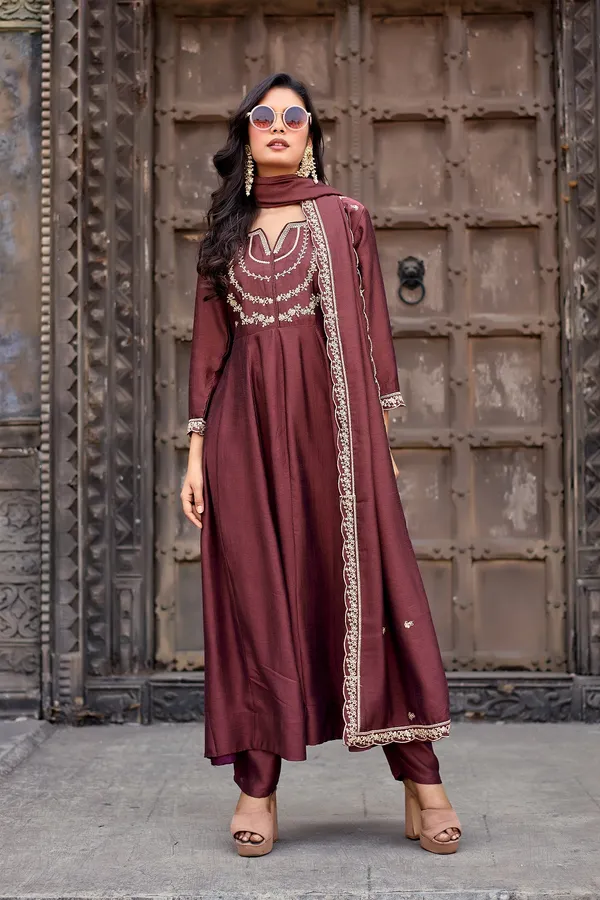 Women_Silk_Embroidered_Anarkali_Kurta_And_Pant_Set_With_Dupatta
