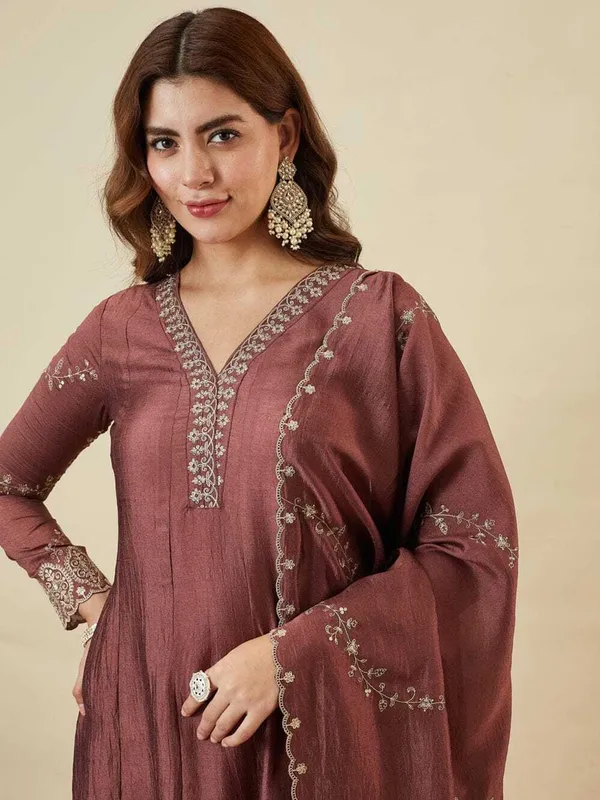 Women_Silk_Embroidered_Anarkali_Kurta_And_Pant_Set_With_Dupatta