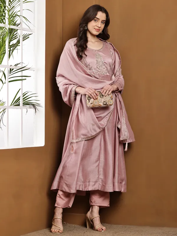 Women_Silk_Embroidered_Anarkali_Kurta_And_Pant_With_Dupatta_Set