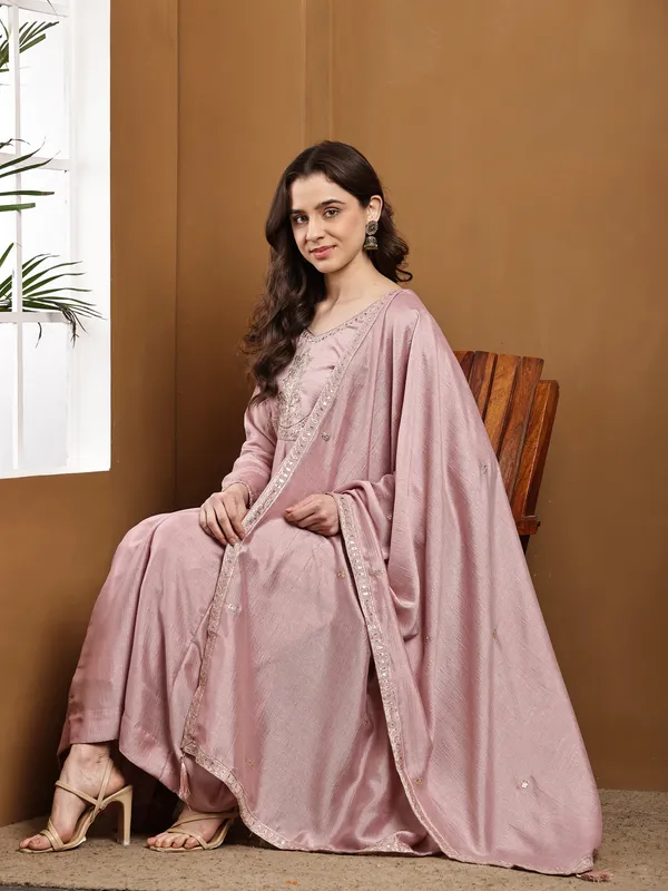 Women_Silk_Embroidered_Anarkali_Kurta_And_Pant_With_Dupatta_Set