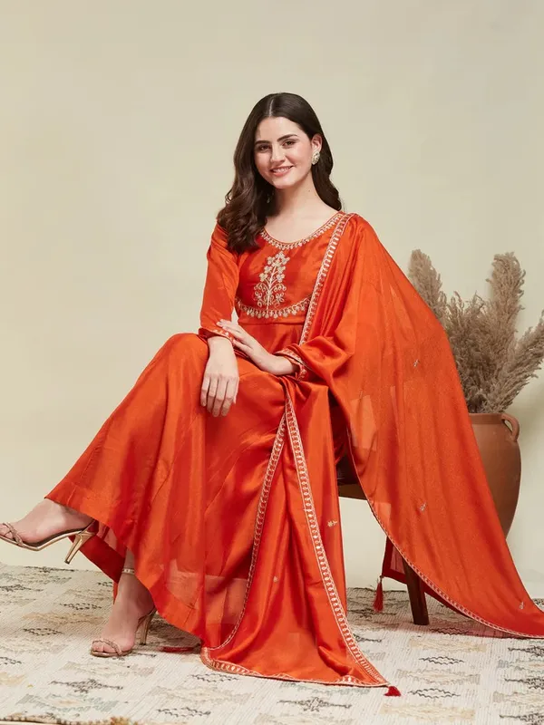Women_Silk_Embroidered_Anarkali_Kurta_And_Pant_With_Dupatta_Set
