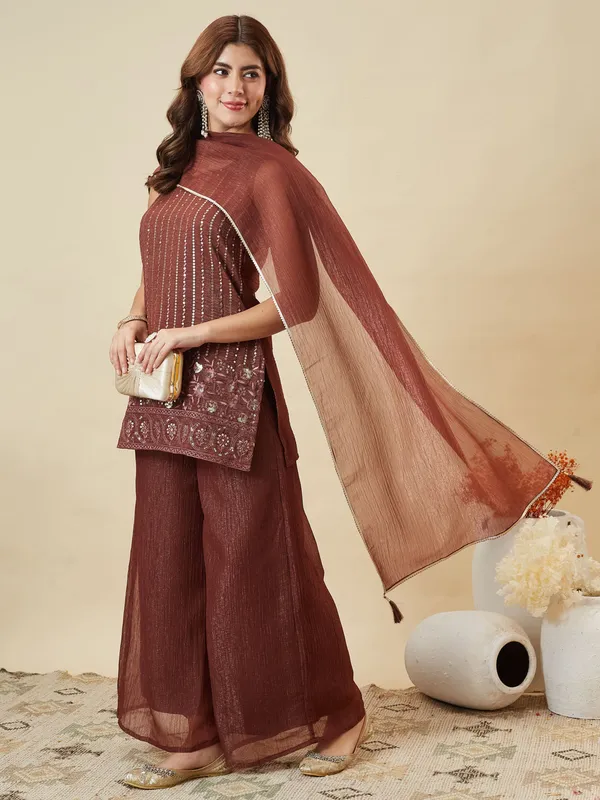 Women_Ethnic_Motifs_Embroidered_Regular_Sequinned_Kurta_With_Palazzos_With_Dupatta