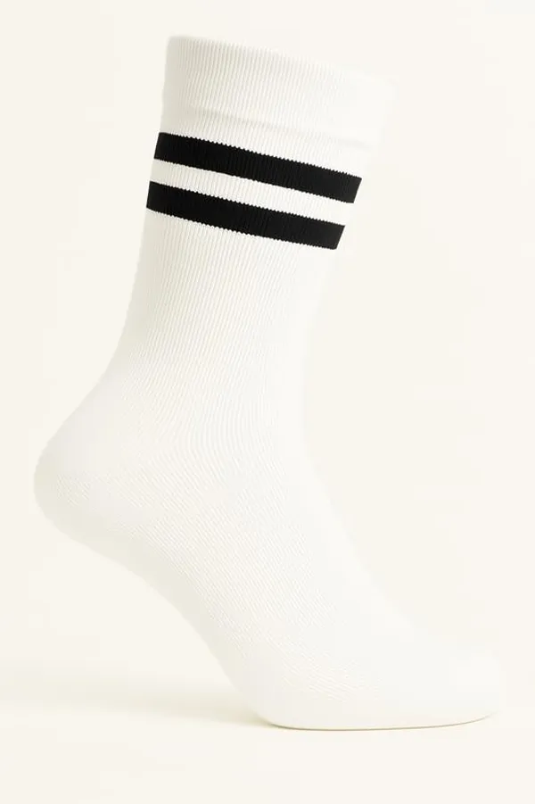 White_And_Black_Kids_And_Adults_Socks_With_80%_Cotton,_20%_Lycra_(_Pack_Of_3_)