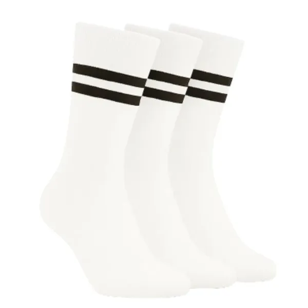 White_And_Brown_Kids_And_Adults_Socks_With_80%_Cotton,_20%_Lycra_(_Pack_Of_3_)