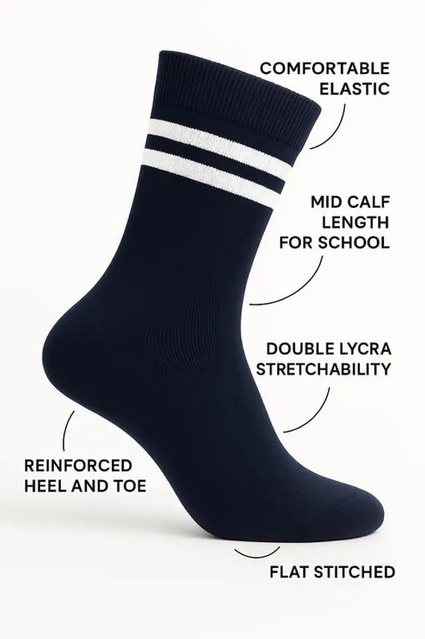Navy_Blue_And_White_Kids_And_Adults_Socks_With_80%_Cotton,_20%_Lycra_(_Pack_Of_3_)