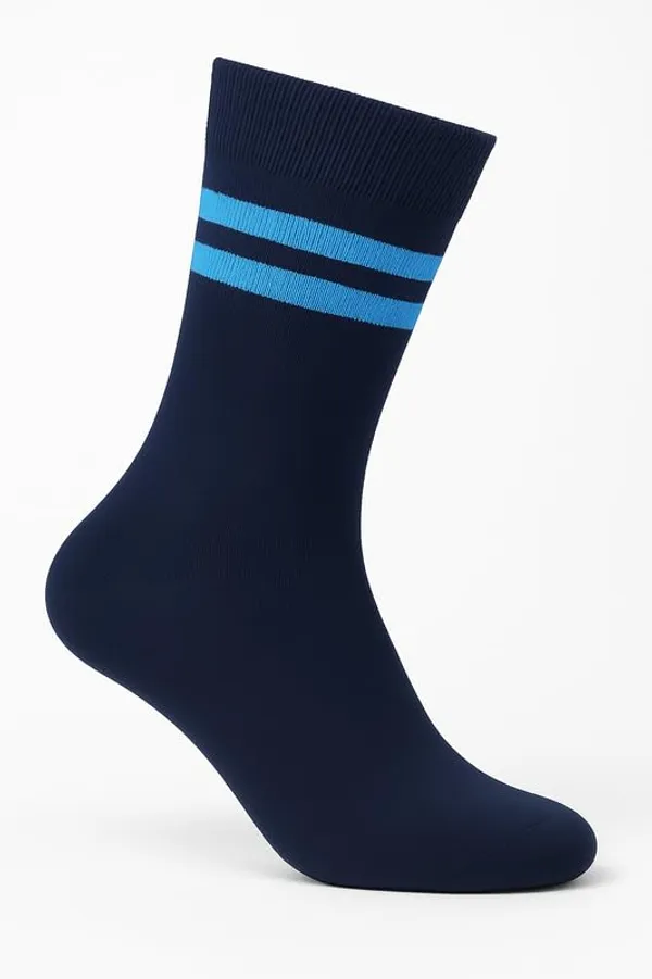Navy_Blue_And_Sky_Blue_Kids_And_Adults_Socks_With_80%_Cotton,_20%_Lycra_(_Pack_Of_3_)