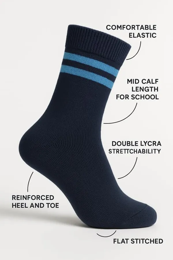 Navy_Blue_And_Sky_Blue_Kids_And_Adults_Socks_With_80%_Cotton,_20%_Lycra_(_Pack_Of_3_)
