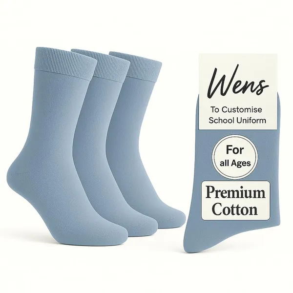 Grey_Kids_And_Adults_Socks_With_Cotton_(_Pack_Of_3_)