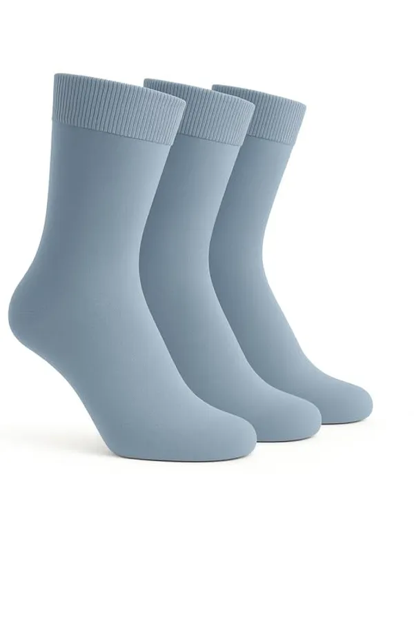 Grey_Kids_And_Adults_Socks_With_Cotton_(_Pack_Of_3_)