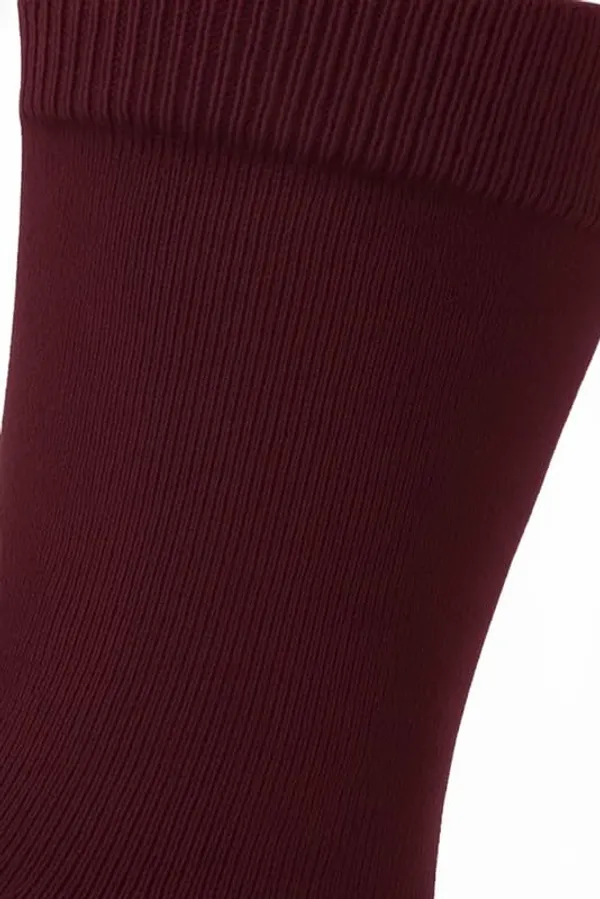 Maroon_Kids_And_Adults_Socks_With_80%_Cotton,_20%_Lycra_(_Pack_Of_3_)