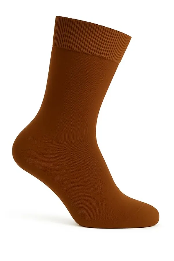 Brown_Kids_And_Adults_Socks_With_Cotton_(_Pack_Of_3_)