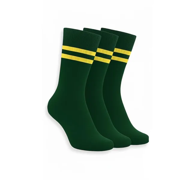 Bottle_Green_Kids_And_Adults_Socks_With_80%_Cotton,_20%_Lycra_(_Pack_Of_3_)