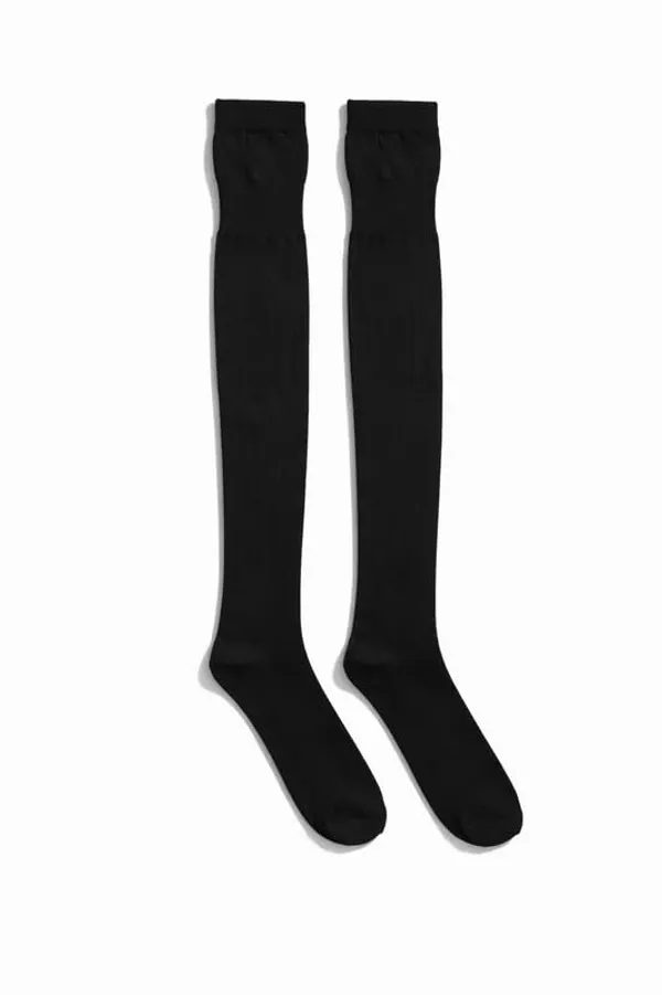Black_Cotton_Premium_Stockings_For_Girls_And_Women