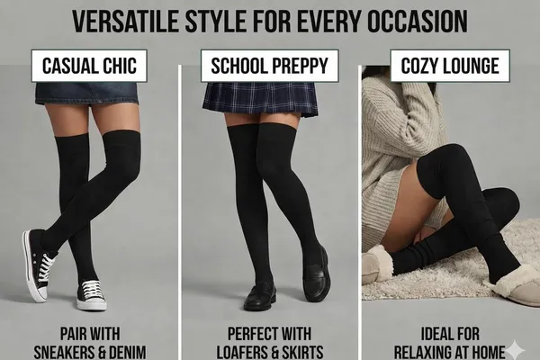 Black_Cotton_Premium_Stockings_For_Girls_And_Women