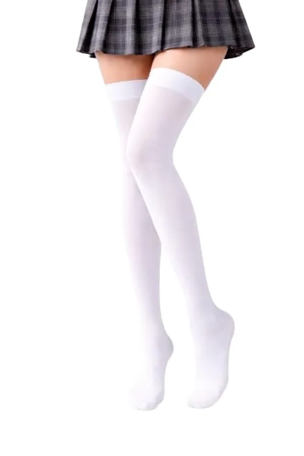 White_Cotton_Premium_Stockings_For_Girls_And_Women