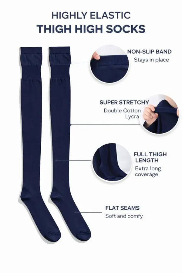 Navy_Blue_Cotton_Premium_Stockings_For_Girls_And_Women