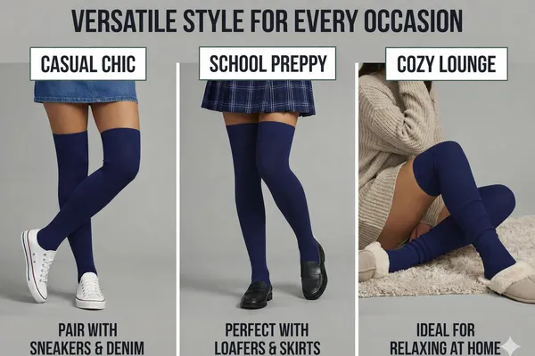 Navy_Blue_Cotton_Premium_Stockings_For_Girls_And_Women
