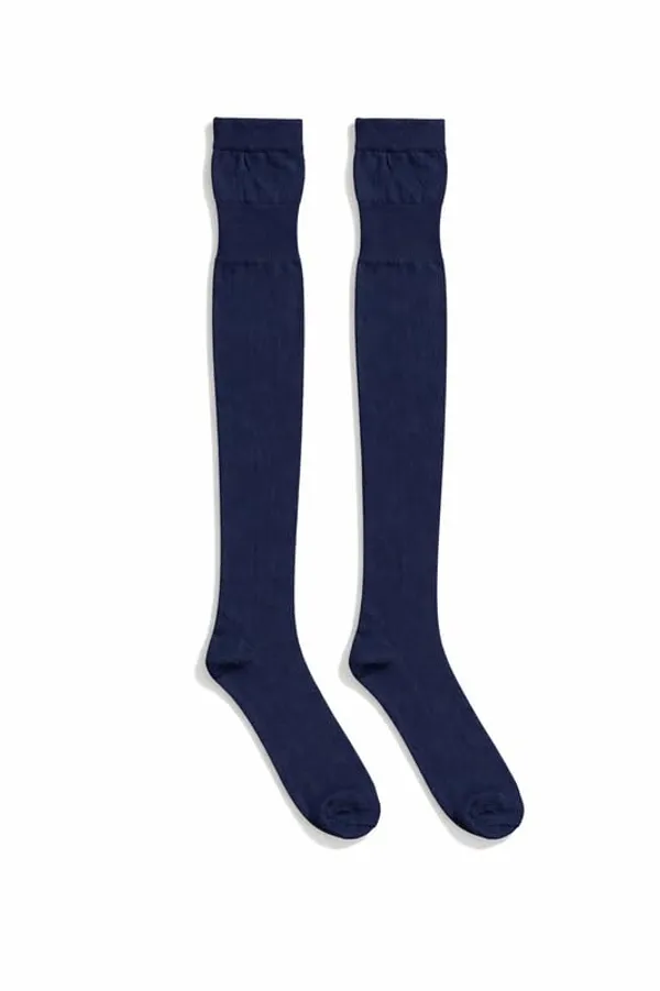 Navy_Blue_Cotton_Premium_Stockings_For_Girls_And_Women
