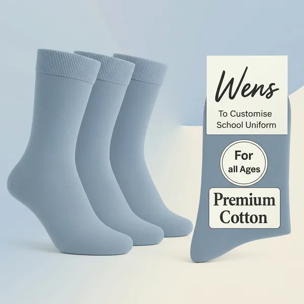 Grey_Kids_And_Adults_Socks_With_Cotton_(_Pack_Of_3_)