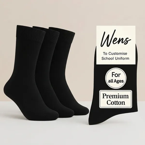 Black_Kids_And_Adults_Socks_With_Cotton_(_Pack_Of_3_)