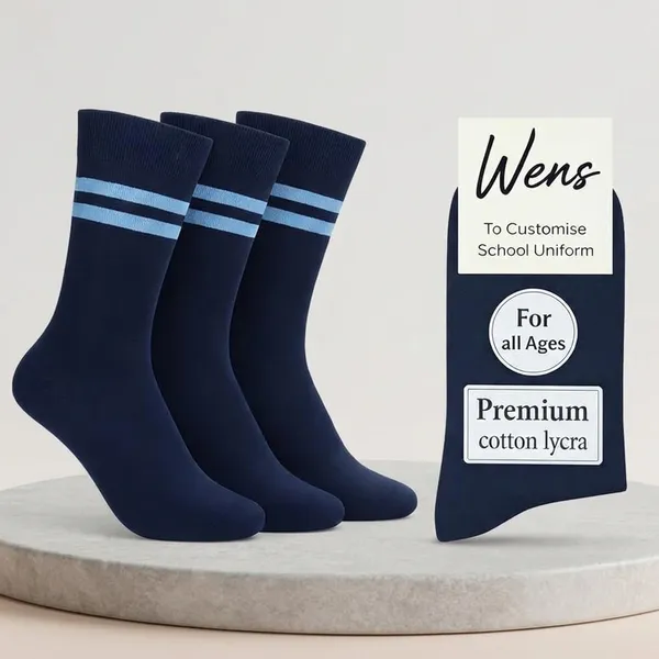 Blue_And_Sky_Blue_Kids_And_Adults_Socks_With_80%_Cotton,_20%_Lycra_(_Pack_Of_3_)