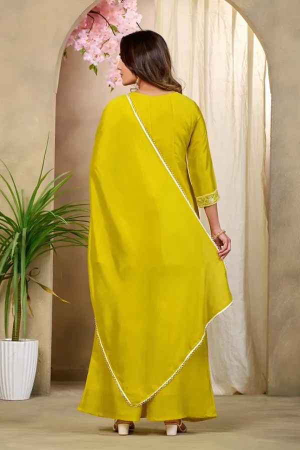 Earth_Silk_Embroidered_Beadswork_Peplum_Kurti_And_Sharara_Set_With_Dupatta