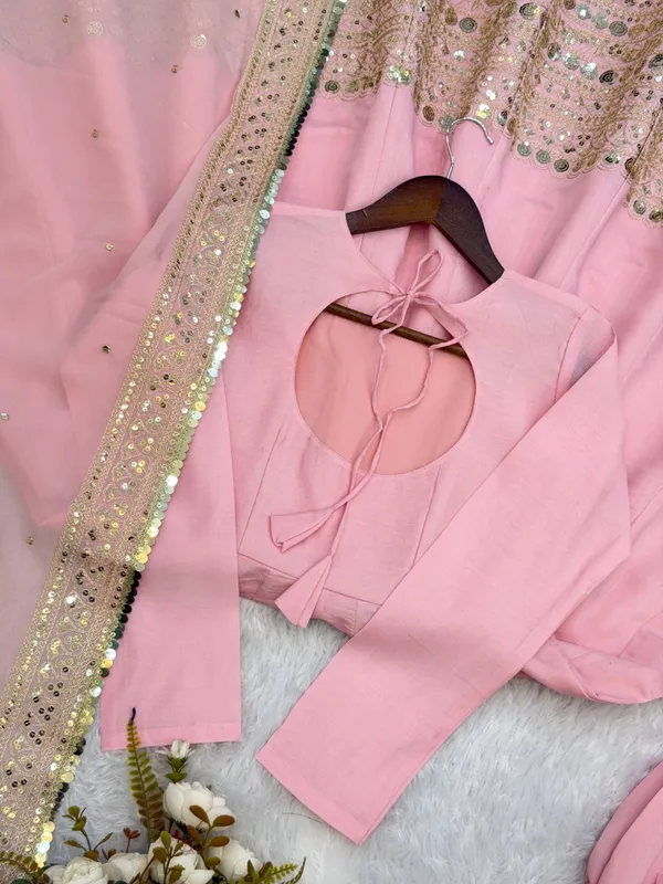 Pink_Roman_Silk_Anarkali_Sequence_Embroidered_Anarkali_Set_For_Women