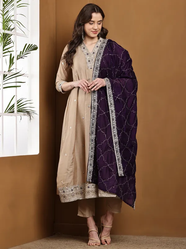 Cream_Cotton_A_Line_Ethnic_Embroidered_Kurta_Set_For_Women