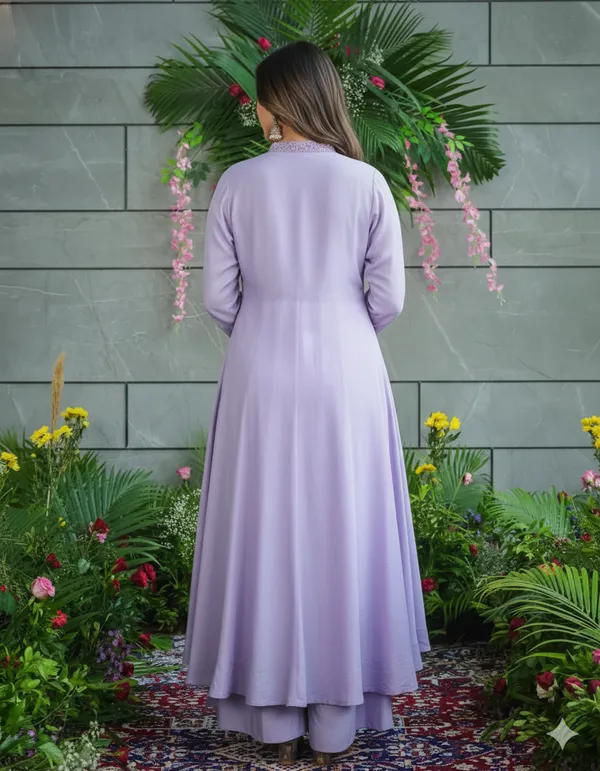 Lavender_Pure_Cotton_A_Line_Ethnic_Embroidered_Kurta_Set_For_Women