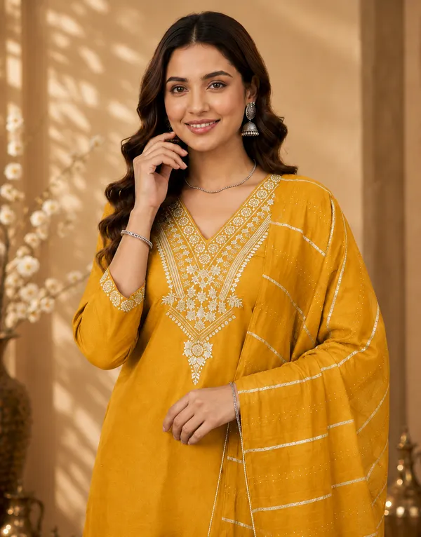 Women_Floral_Embroidered_Kurta_with_Trousers_&_Dupatta